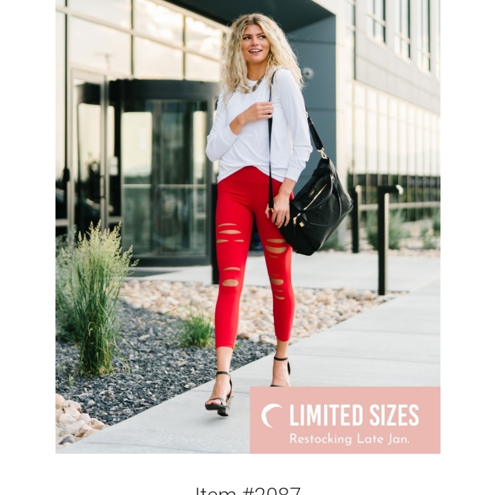 Zyia BLACK slash leggings 8-10